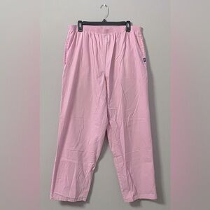 Tafford Uniform Scrubs Pants, Elastic Waist, Medical Nurse, Light Pink Sz XL EUC
